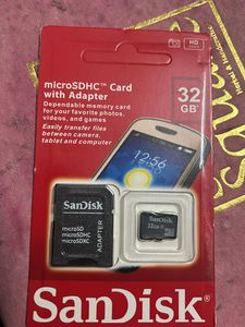 MICROSDHC CARD 32 GB With Adapter