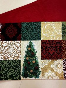 Table Runner Patchwork Pattern Christmas Theme