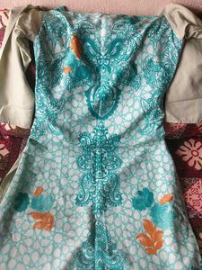 Teal Colour Vibrant Kurta For Women ❤️
