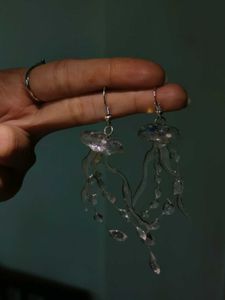 Resin Jellyfish Earrings