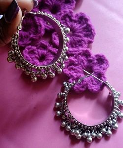Hoop Jhumka Earrings