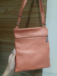 Beautiful Carrot Colour Sling Bag
