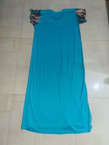 Teal Paisley Maxi Dress