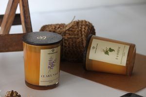 Scented Candle Jar 200ml - Clary Sage