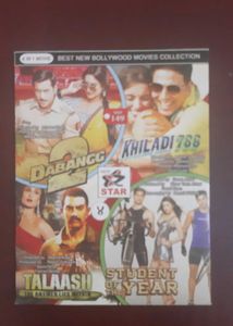 3 DVD * 4 each. Bollywood Movie Collection
