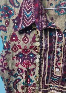 Paisley Print Tunic Top