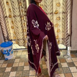 double side Floral Print Stole