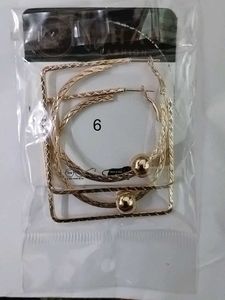 Geometric Hoop Earrings