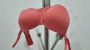 Lightly Paded Peach Coloured Bra(32 Bust)