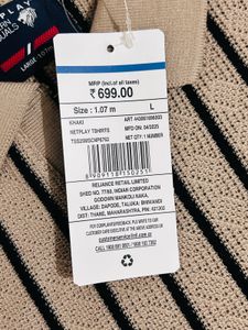Men Striped Slim Fit Polo T-Shirt