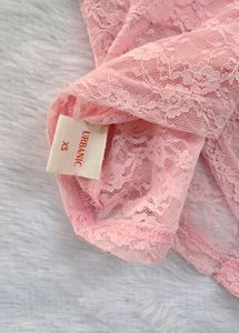 Urbanic Y2k Bustier Sheer Top