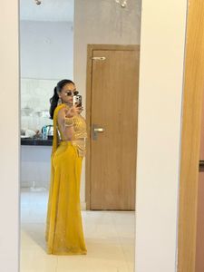 Yellow Ethnic Palazzo Set