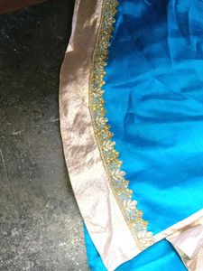 Teal Anarkali Dress with Dupatta