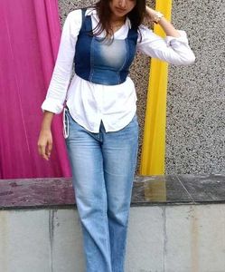 Denim Corset