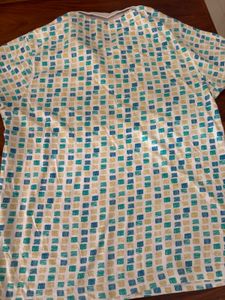 Patterned Polo Shirt