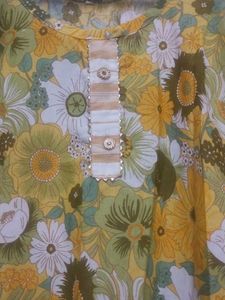 Floral Print Kurti with Striped Pant