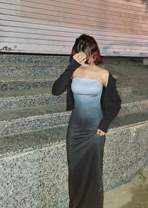 Elegant Ombre Bodycon Dress