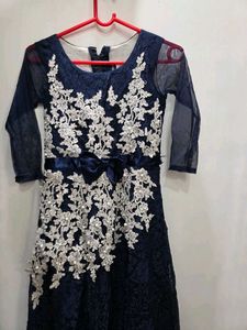Ethnic Royal Blue Gown