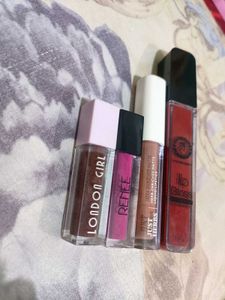 Combo Of Four Different Lipstick