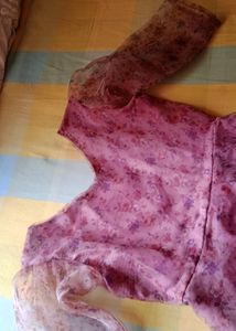 Organza Floral Frock😍