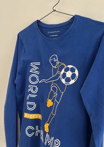 Blue Soccer Champ Tee