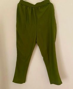 Regal Olive Anarkali set