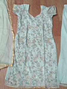 Elegant Mint Green Salwar Suit