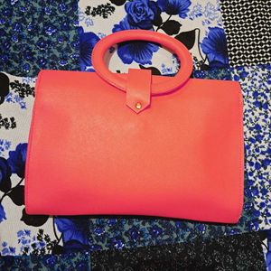 Myglamm Coral Pink Handbag