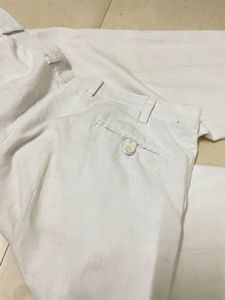 White Straight Leg Pants