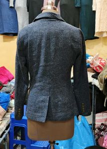 Blue Tweed Blazer