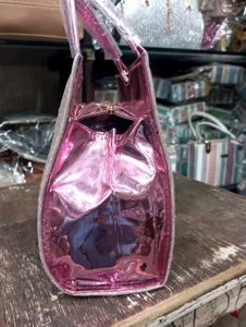 😍 Stylish Sparkling Pink Handbag 👜