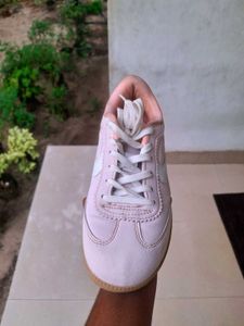 Pink Suede Sneakers
