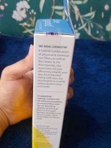Plum Rice Water &amp; 2% Niacinamide Sunscreen SPF 50