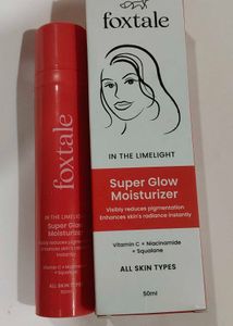 Foxtale Super Glow Moisturizer Unused No Coins ❌