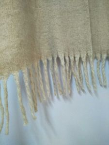 Zara Beige Chunky Scarf