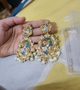 Radha Krishna Earrings