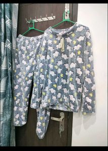 Cute Cloud Pajama Set