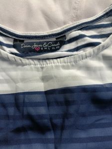 Beautiful Blue Stripes Top