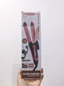 Nova Beauty 2 In 1 Hair Curler &amp; Straightener
