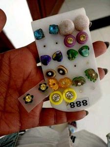 10 Pcs Combo Earings