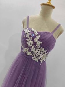 purple gown