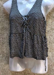 CUTE SQUARE PRINT TOP