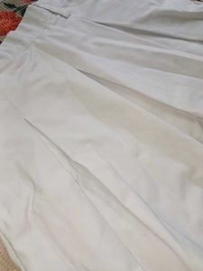 White Pleated Skirt
