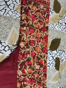 Pashmina Kurti Full Hand N Neck Embroidered