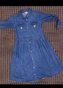 Woman&#39;s Denim Dress