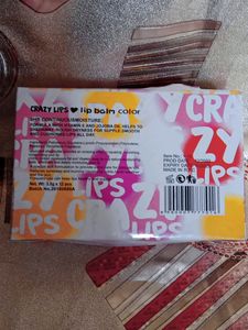 Crazy Lip Balm Color 12 Pcs