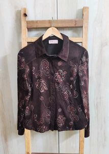 Coffer Colour Designer Shirt Size-36