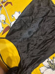 Trendy Plaid Mini Skirt &amp; Satin top(NO COINS)