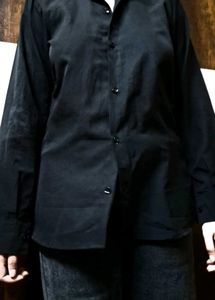 Black Button-Down Dress