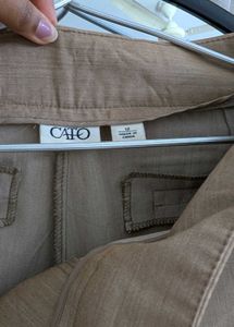 Beige formal pants